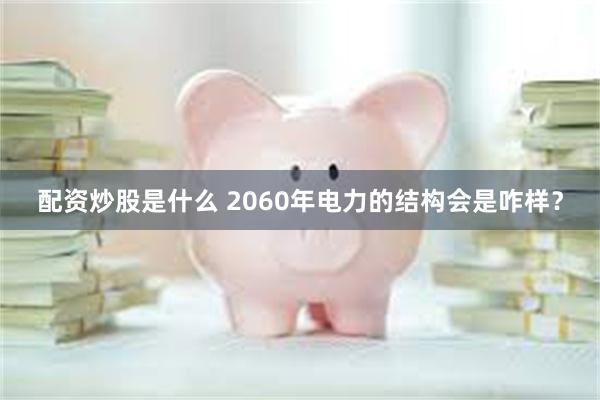 配资炒股是什么 2060年电力的结构会是咋样？