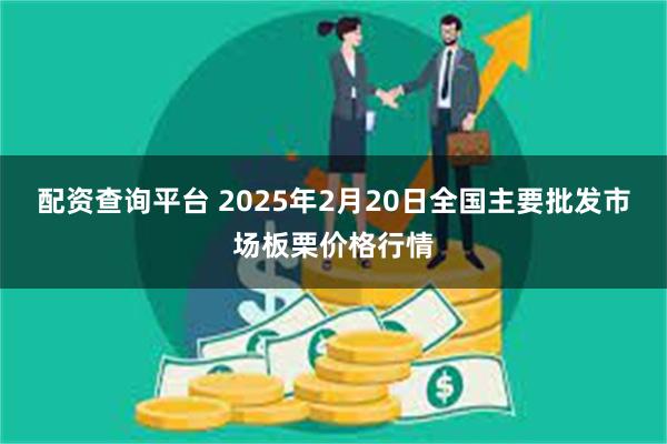 配资查询平台 2025年2月20日全国主要批发市场板栗价格行情