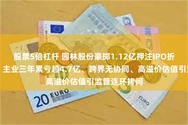 股票5倍杠杆 园林股份豪掷1.12亿押注IPO折戟芯片公司：主业三年累亏超4.7亿、跨界无协同、高溢价估值引监管连环拷问